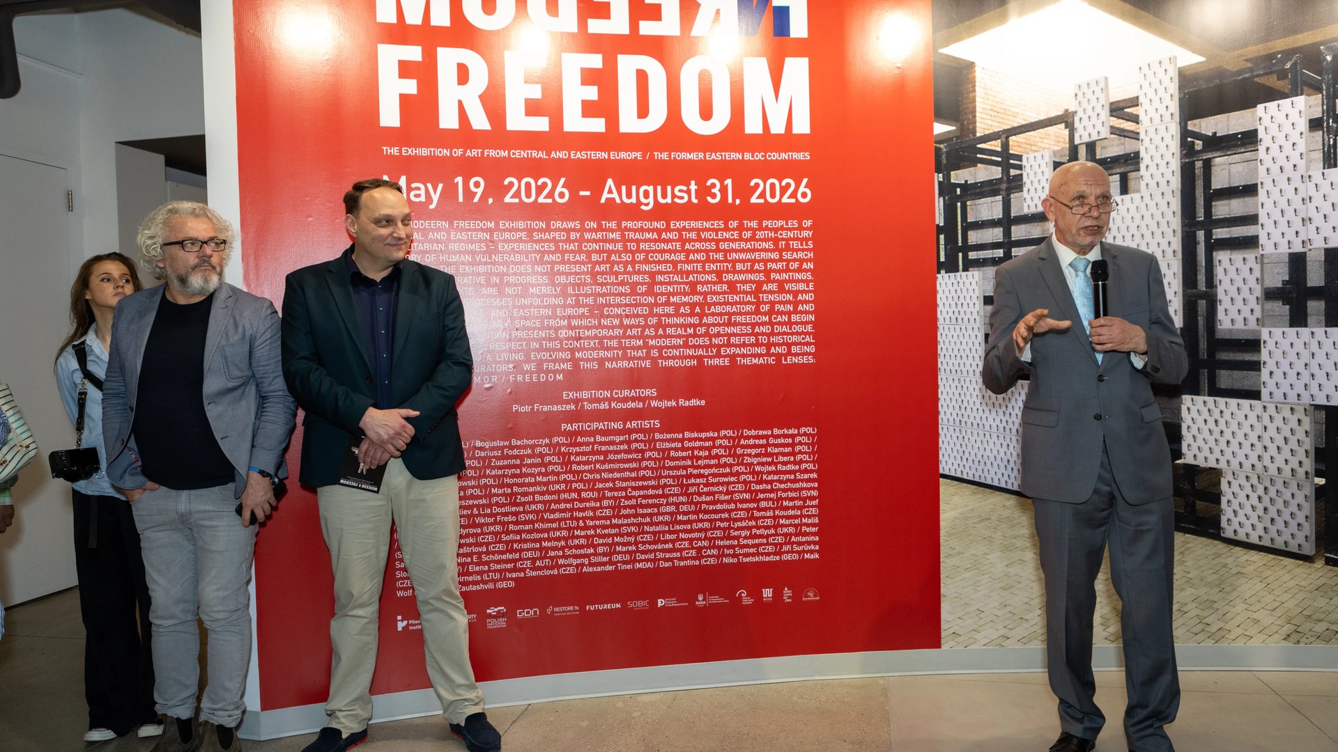 Відкриття міжнародної виставки Modern Freedom в Інституті Пілецького у Нью-Йорку, травень 2026