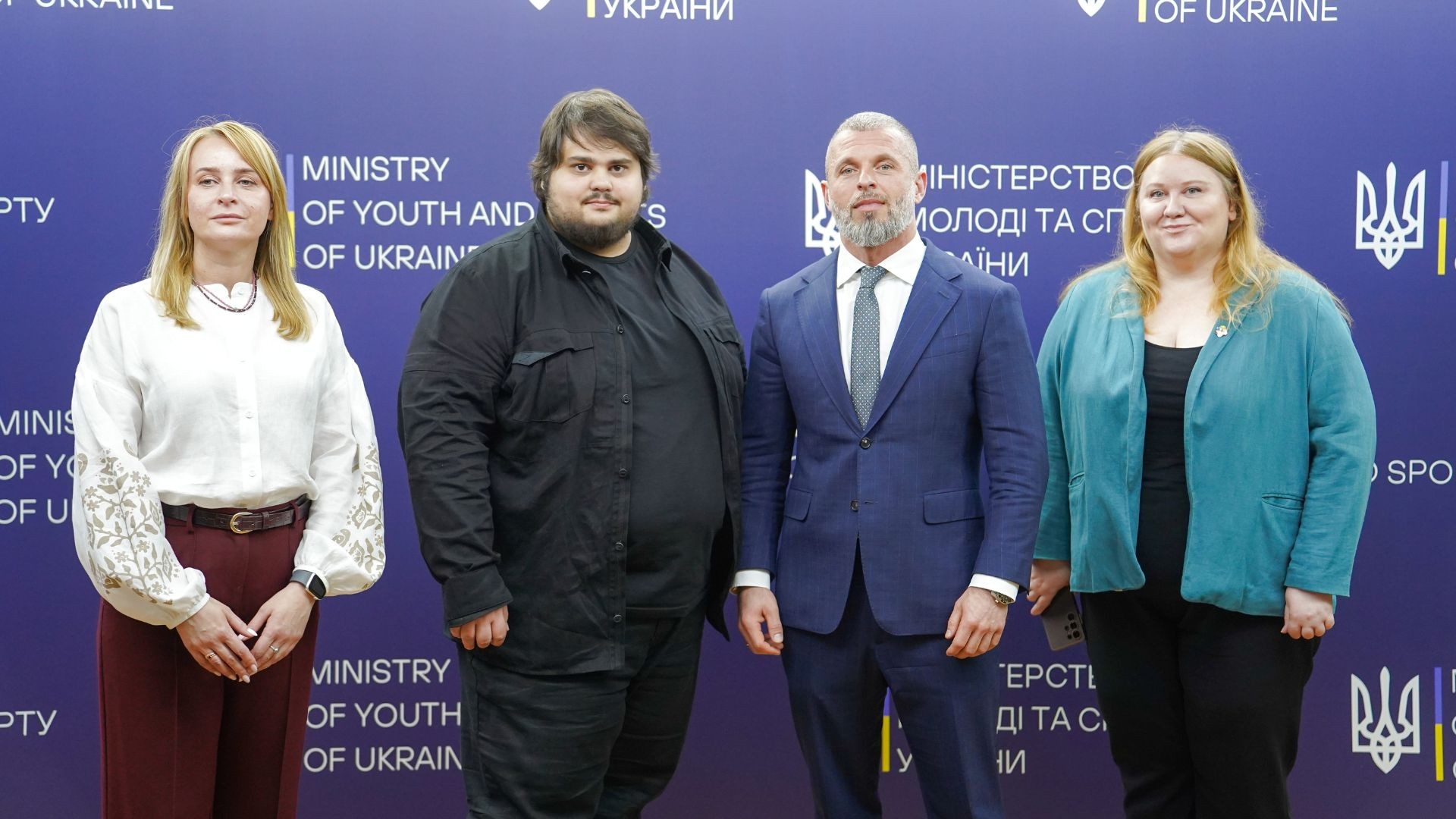 Представники Міністерства молоді та спорту України та Фундації Пилипа Орлика на пресконференції з нагоди підписання Меморандуму про співпрацю