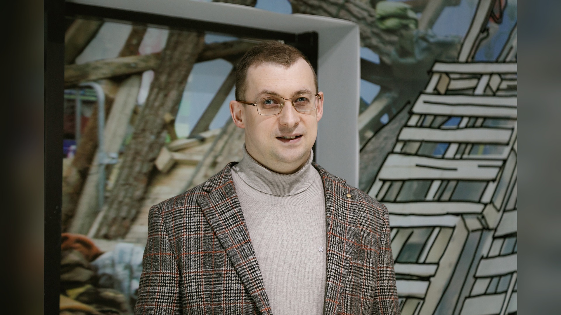 Oleh Zaiarnyi, Academic Advisor to the Pylyp Orlyk Foundation, at the National Museum of the Revolution of Dignity