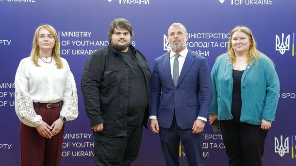 Представники Міністерства молоді та спорту України та Фундації Пилипа Орлика на пресконференції з нагоди підписання Меморандуму про співпрацю