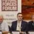 Володимир Єльченко виступає на конференції «Актуальні безпекові загрози VI» у Палаті депутатів Парламенту Чехії в Празі, поруч Ян Ліпавський та Павел Жачек