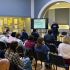 Слухачі у залі Національного музею історії України під час дискусії істориків про Михайла Грушевського