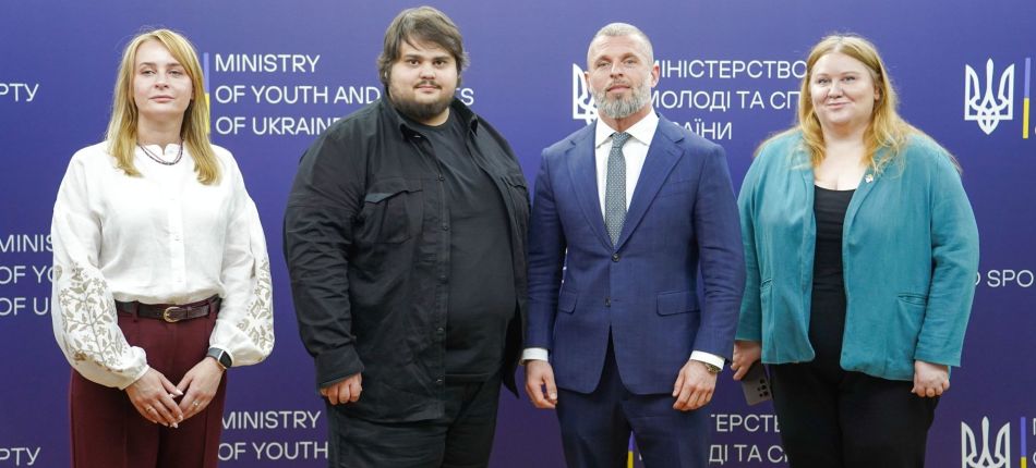 Представники Міністерства молоді та спорту України та Фундації Пилипа Орлика на пресконференції з нагоди підписання Меморандуму про співпрацю