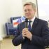 Василь Зварич, Надзвичайний і Повноважний Посол України в Чеській Республіці, виступає з мікрофоном